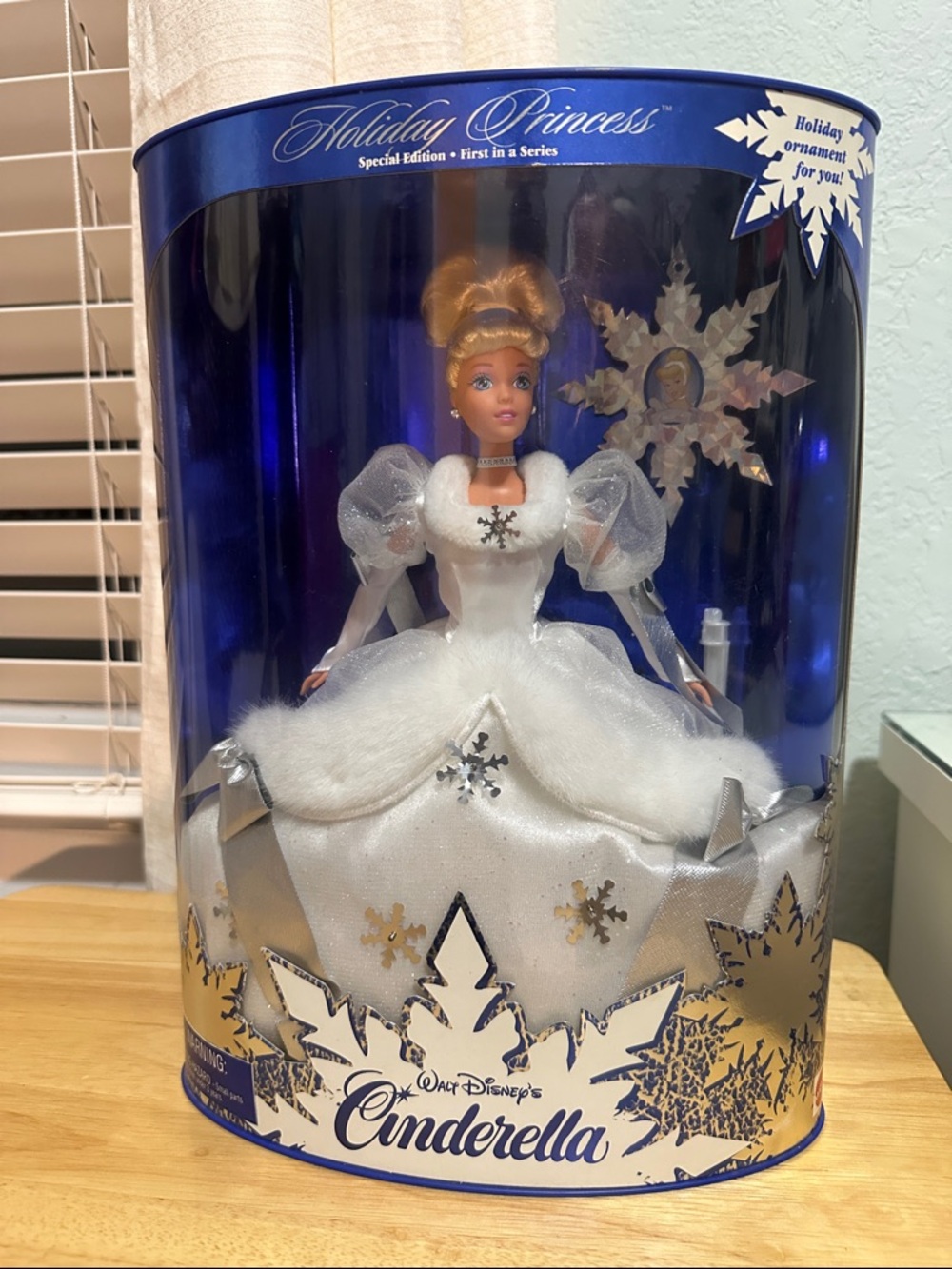 Disney Cinderella Holiday Princess Doll in White and Silver